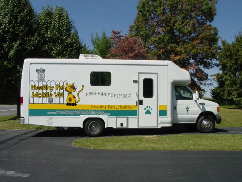 Tour of Healthy Pet Mobile Vet's mobile veterinary clinic.