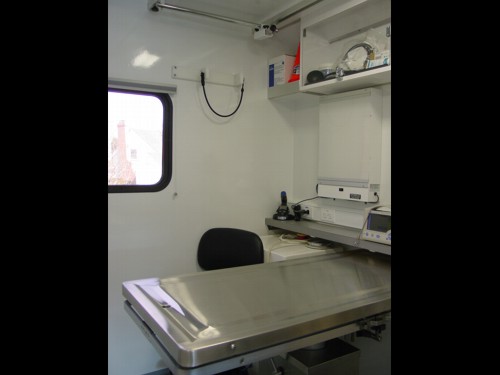 Tour of Healthy Pet Mobile Vet's mobile veterinary clinic.