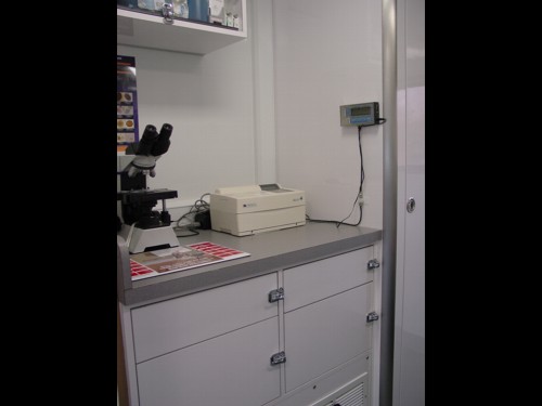 Tour of Healthy Pet Mobile Vet's mobile veterinary clinic.